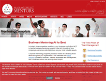 Tablet Screenshot of management-mentors.com